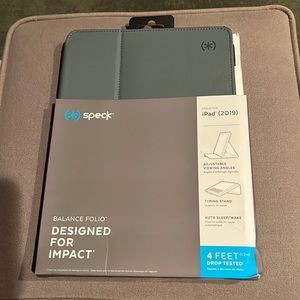 Speck Gray Folio case for a 2019 iPad. Brand new in box.